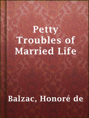cover image of Petty Troubles of Married Life
